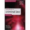 Core Statutes On Criminal Law 2009-2010 door Mark James