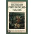 Culture and Power in England, 1585-1685