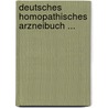 Deutsches Homopathisches Arzneibuch ... door Onbekend