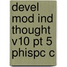 Devel Mod Ind Thought V10 Pt 5 Phispc C by Sabyasachi Bhattacharya