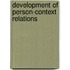 Development of Person-Context Relations