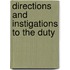 Directions And Instigations To The Duty