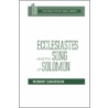 Ecclesiastes & Song Of Solomon (dsb-ot) door Robert Davidson