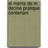 El Ments De M Decine Pratique Contenant