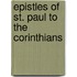Epistles of St. Paul to the Corinthians