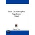 Essais De Philosophie Hegelienne (1864)