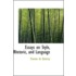 Essays On Style, Rhetoric, And Language