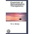 Essentials Of Homoeopathic Therapeutics