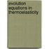 Evolution Equations in Thermoelasticity