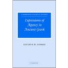 Expressions of Agency in Ancient Greek3 door George H. Coulter