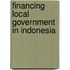 Financing Local Government In Indonesia
