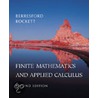 Finite Mathematics And Applied Calculus door Geoffrey C. Berresford