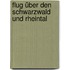 Flug über den Schwarzwald und Rheintal