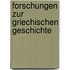Forschungen Zur Griechischen Geschichte