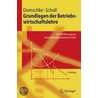 Grundlagen der Betriebswirtschaftslehre by Wolfgang Domschke