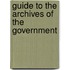 Guide To The Archives Of The Government