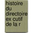 Histoire Du Directoire Ex Cutif De La R