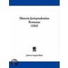 Historia Jurisprudentiae Romanae (1762) door Johann August Bach