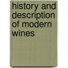 History And Description Of Modern Wines by Cyrus Redding