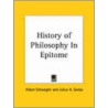 History Of Philosophy In Epitome (1881) by Dr Albert Schwegler