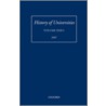 History Of Universities Vol 22/ 1 Hou C door Onbekend