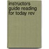 Instructors Guide Reading For Today Rev