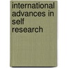 International Advances In Self Research by Herbert W. Marsh