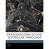 Introduction To The Science Of Language
