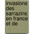 Invasions Des Sarrazins En France Et De