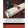 Isaotta Guttad Uro Ed Altre Poesie. Con by Gabrielle D'Annunzio