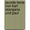 Jaunde-Texte Von Karl Atangana Und Paul by Paul Messi
