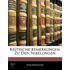 Kritische Bemerkungen Zu Den Nibelungen