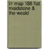 L/R Map 188 Flat  Maidstone & The Weald