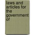 Laws And Articles For The Government Of