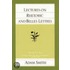 Lectures On Rhetoric And Belles Lettres