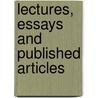 Lectures, Essays And Published Articles door Corydon Charles Merriman
