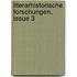 Literarhistorische Forschungen, Issue 3