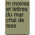 M Moires Et Lettres Du Mar Chal De Tess