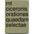 Mt Ciceronis Orationes Quaedam Selectae