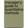 Manager's Guide To Quantitative Methods door Michael Cuming