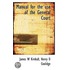 Manual For The Use Of The General Court
