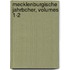 Mecklenburgische Jahrbcher, Volumes 1-2