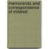 Memoranda And Correspondence Of Mildred