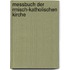 Messbuch Der Rmisch-Katholischen Kirche