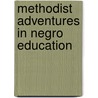 Methodist Adventures In Negro Education door Jay Samuel Stowell