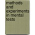 Methods And Experiments In Mental Tests