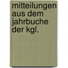 Mitteilungen Aus Dem Jahrbuche Der Kgl. door Magyar llami Int zet
