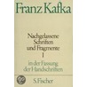 Nachgelassene Schriften und Fragmente I door Frank Kafka