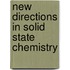 New Directions In Solid State Chemistry