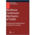 Nonlinear Continuum Mechanics Of Solids